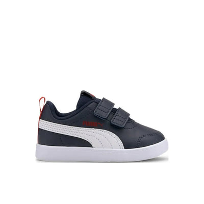 Puma Puma Παιδικό Sneaker Courtflex με Σκρατς Navy Μπλε Αθλητικά Αγόρι /Sportshoes Boys fixedratio_20220520161643_puma_paidiko_sneaker_courtflex_me_skrats_gia_agori_navy_mple_371544_01