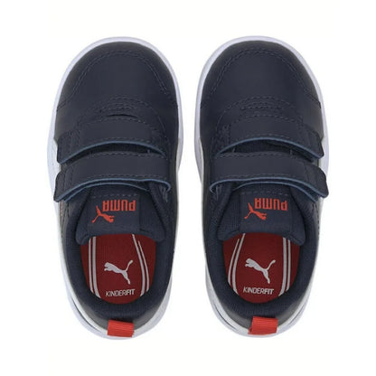 Puma Παιδικό Sneaker Courtflex με Σκρατς Navy Μπλε