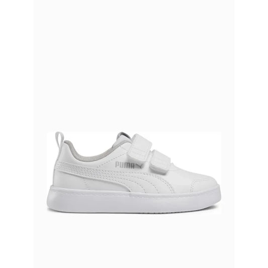 Puma Children's Sneaker Courtflex V2 V Ps with Scratches White