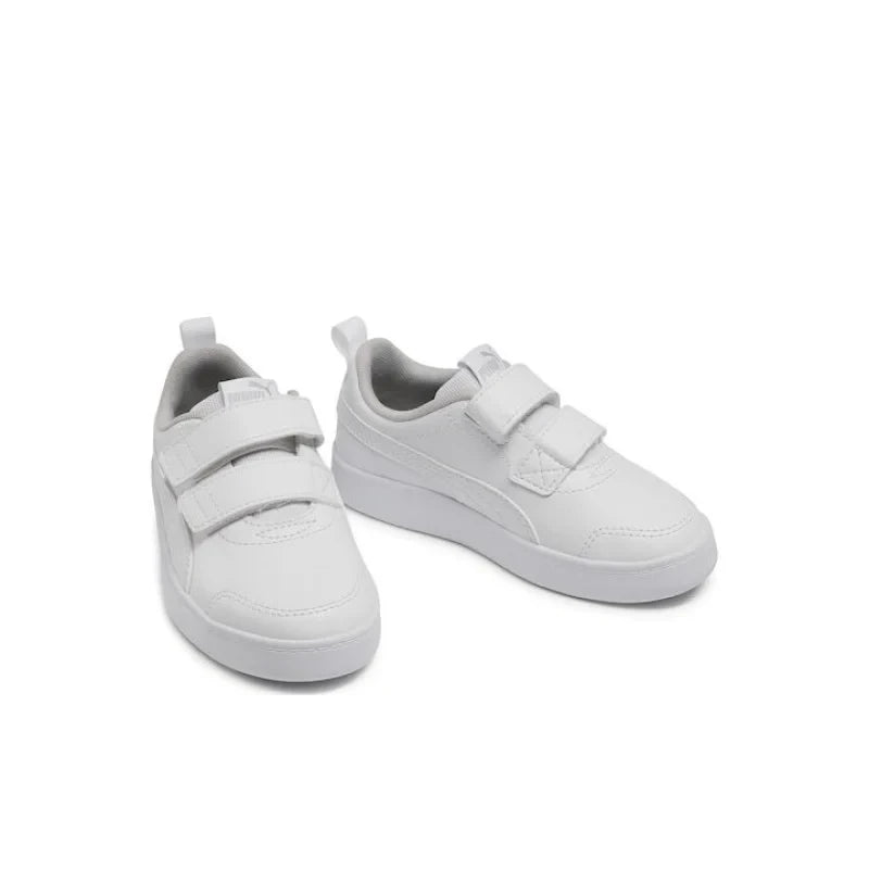 Puma Children's Sneaker Courtflex V2 V Ps with Scratches White