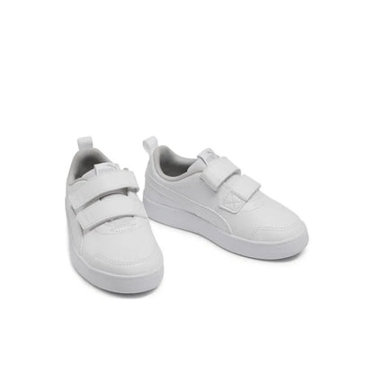 Puma Baskets Enfant Courtflex V2 V Ps avec Rayures Blanc