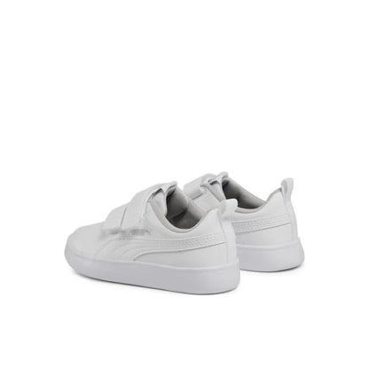 Puma Children's Sneaker Courtflex V2 V Ps with Scratches White