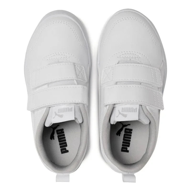 Puma Παιδικό Sneaker Courtflex V2 V Ps με Σκρατς Λευκό