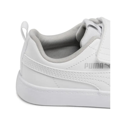 Puma Baskets Enfant Courtflex V2 V Ps avec Rayures Blanc