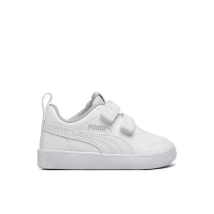 Puma Children's Sneaker Courtflex V2 V Inf with Scratches White