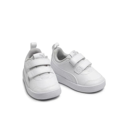 Puma Children's Sneaker Courtflex V2 V Inf with Scratches White