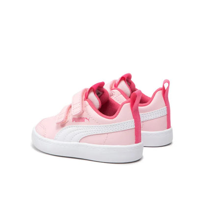 Puma Kids Sneaker Courtflex V2 V Inf with Scratches Pink