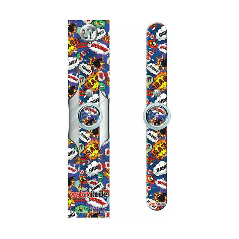Watchitude Watchitude Comics Παιδικό Αναλογικό Ρολόι με Λουράκι από Καουτσούκ/Πλαστικό Πολύχρωμο Παιδικα Ρολόγια / Watches fixedratio_20220803115702_417d78ef