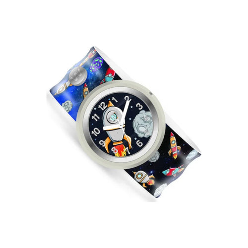 Watchitude Watchitude Space Rockets Παιδικό Αναλογικό Ρολόι με Λουράκι από Καουτσούκ/Πλαστικό Μπλε Παιδικα Ρολόγια / Watches fixedratio_20220803115827_watchitude_paidiko_roloi_me_kaoutsouk_plastiko_louraki_polychromo_wtd_598