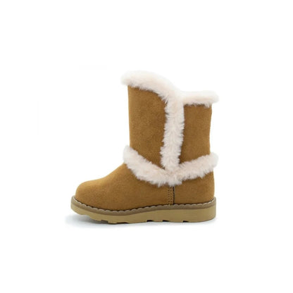 Mod8 Children's Boots with Fur Lining for Girls Camel