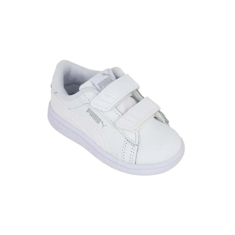 Puma Baskets Enfant à Rayures Blanc