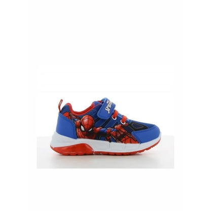 Baskets anatomiques enfant Spiderman avec lumières pour garçon bleu marine