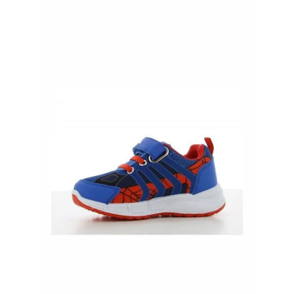 Spiderman Παιδικά Ανατομικά Sneakers με φωτάκια για αγόρια Μπλε Navy