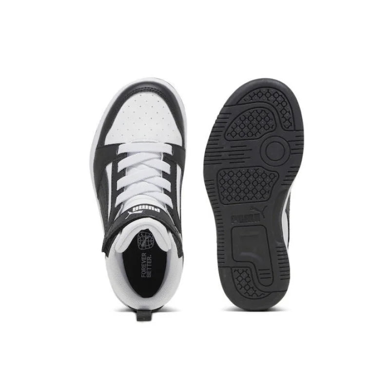 Puma Puma Παιδικά Sneakers High Λευκά Μποτάκι Αγόρι / Boots Boys fixedratio_20230913141653_223f6747