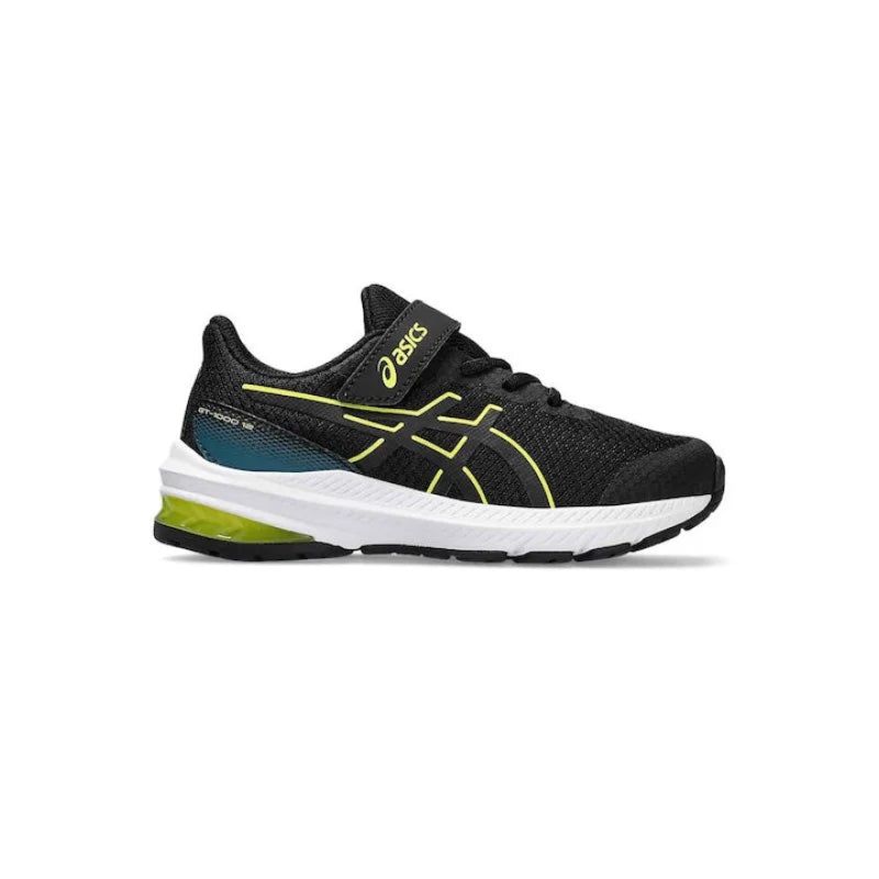 Asics ASICS Αθλητικά Παιδικά Παπούτσια Running GT-1000 12 K Μαύρα Αθλητικά Αγόρι /Sportshoes Boys fixedratio_20240108153658_asics_athlitika_paidika_papoutsia_running_gt_1000_12_k_1014a295_005_mayra