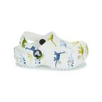Crocs Crocs Classic Character Print Cloq Παιδικά Ανατομικά Σαμπό με Δεινόσαυρους Λευκά Θαλάσσης Αγόρι / Beachwear Boys fixedratio_20240213130547_880f8c2b