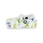Crocs Crocs Classic Character Print Cloq Παιδικά Ανατομικά Σαμπό με Δεινόσαυρους Λευκά Θαλάσσης Αγόρι / Beachwear Boys fixedratio_20240213130558_b6518f73