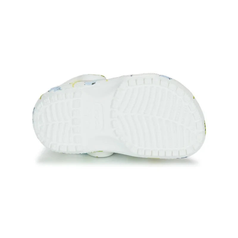 Crocs Crocs Classic Character Print Cloq Παιδικά Ανατομικά Σαμπό με Δεινόσαυρους Λευκά Θαλάσσης Αγόρι / Beachwear Boys fixedratio_20240213130613_697d4e7a