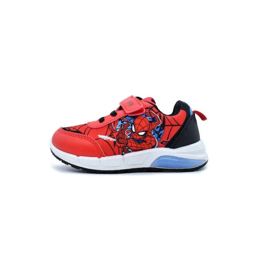 Spiderman Παιδικά Ανατομικά Sneakers με φωτάκια για αγόρια Κόκκινο