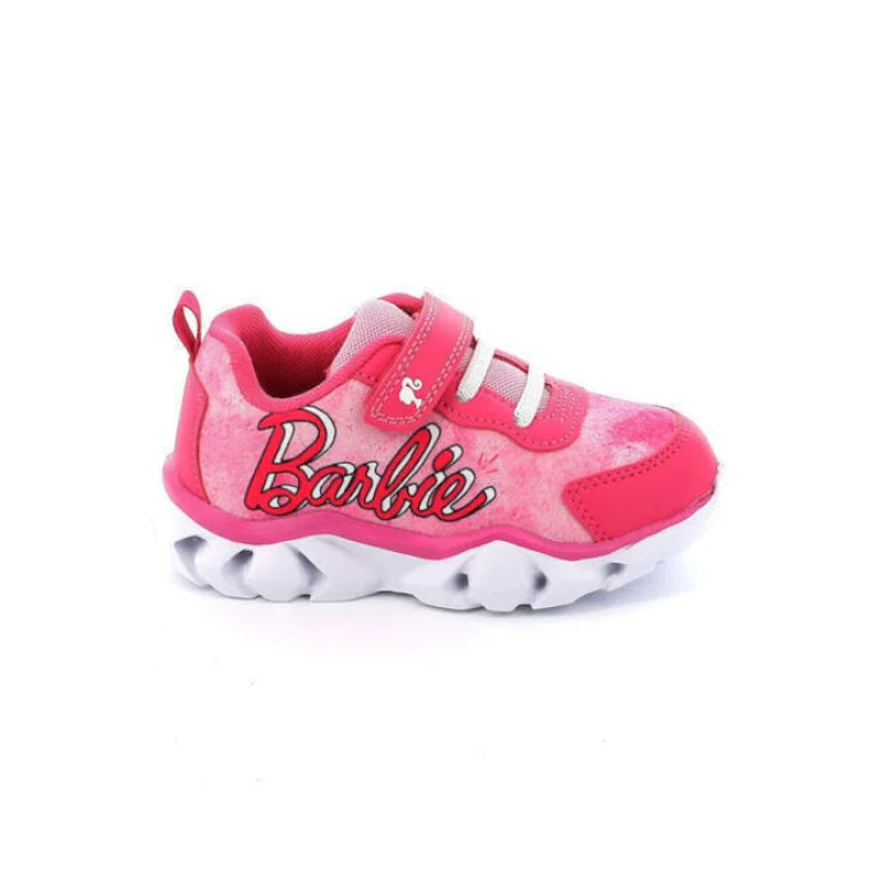 Leomil Barbie Παιδικά Sneakers με Σκρατς & Φωτάκια Ροζ Παπούτσι Κορίτσι Φωτάκια / Shoes with Lights Girl fixedratio_20240223135906_modum_paidika_sneakers_roz_ba002215