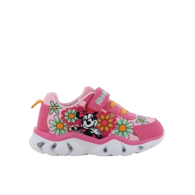 Leomil Disney Minnie Παιδικά Sneakers Ανατομικά με Σκρατς & Φωτάκια για Κορίτσια Φούξια Παπούτσι Κορίτσι Φωτάκια / Shoes with Lights Girl fixedratio_20240226165537_disney_paidika_sneakers_anatomika_me_skrats_fotakia_fouxia_mn010585_05