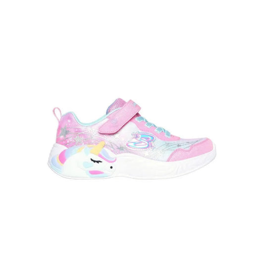 Skechers Παιδικά Sneakers με Φωτάκια Ροζ