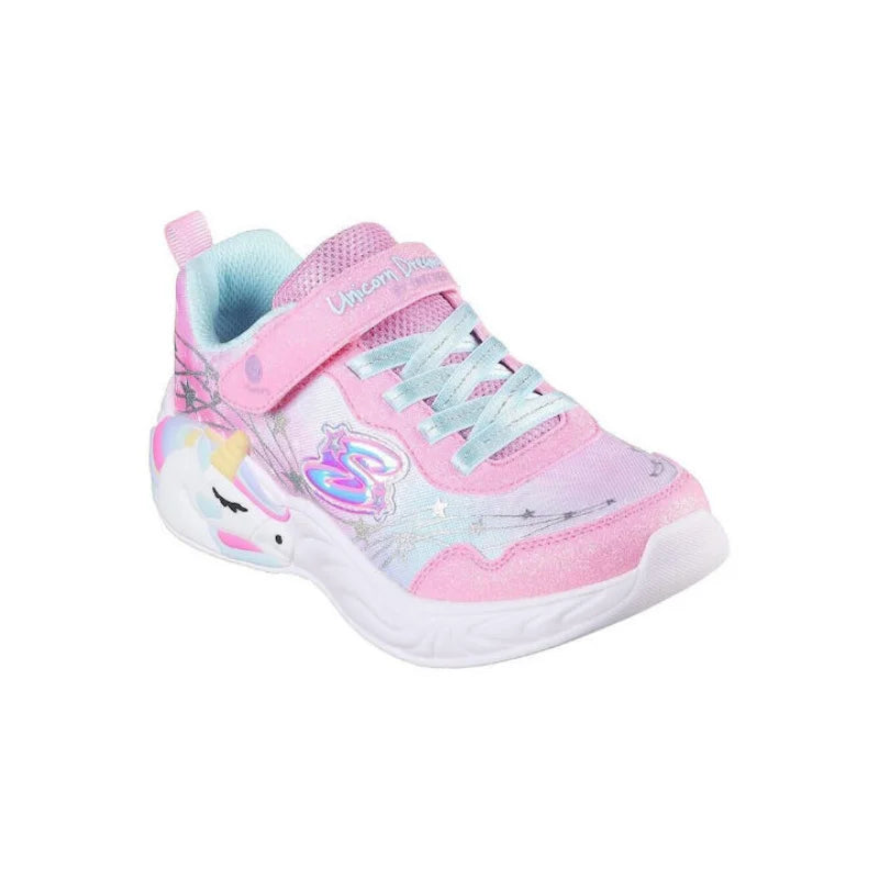 Skechers Kids Sneakers with Pink Lights
