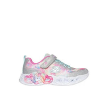 Skechers Παιδικά Sneakers με Φωτάκια Ασημί