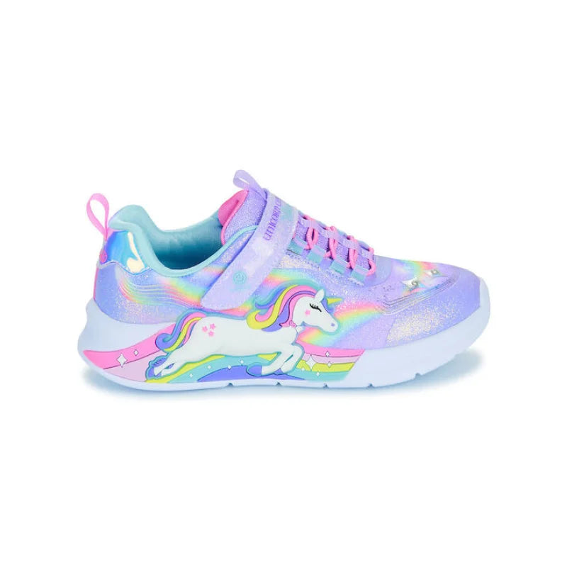Skechers Skechers Παιδικά Sneakers με μονόκερο για κορίτσια Μωβ Παπούτσι Κορίτσι Φωτάκια / Shoes with Lights Girl fixedratio_20240805133517_beb2b391