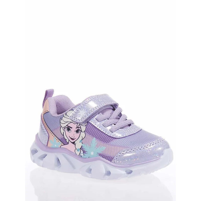 Disney Παιδικά Sneakers με Φωτάκια Μωβ