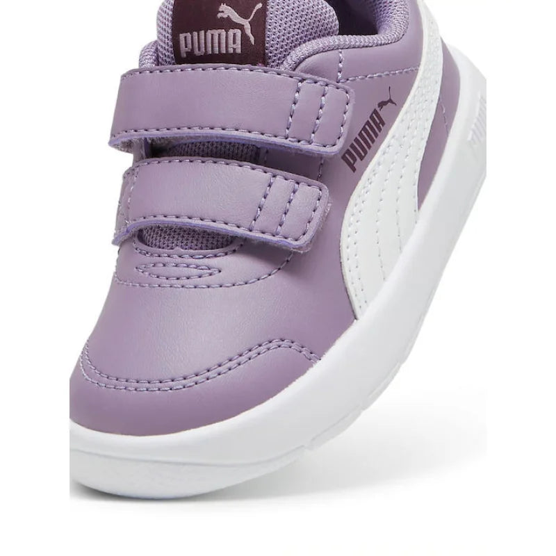 Puma Παιδικά Sneakers Courtflex V3 V Inf Μωβ