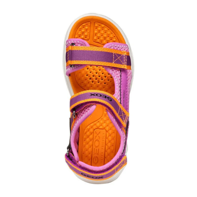 Geox GEOX Παιδικά Πέδιλα J Sandal Φουξία Πορτοκαλί – Άνεση και Στυλ Πέδιλο Κορίτσι / Sandals Girl fixedratio_20250212111511_8505cc53