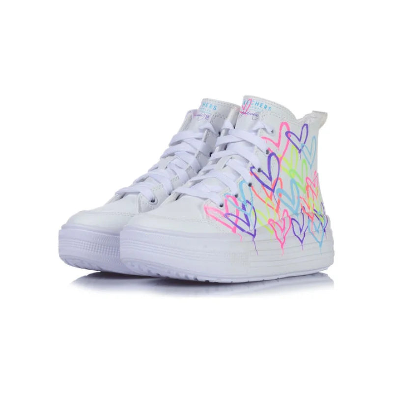 Skechers Skechers Hyperlift Love Daz Παιδικά Μποτάκια Λευκά Μποτάκι Κορίτσι / Boots Girl fixedratio_20250417021015_abf2c25b