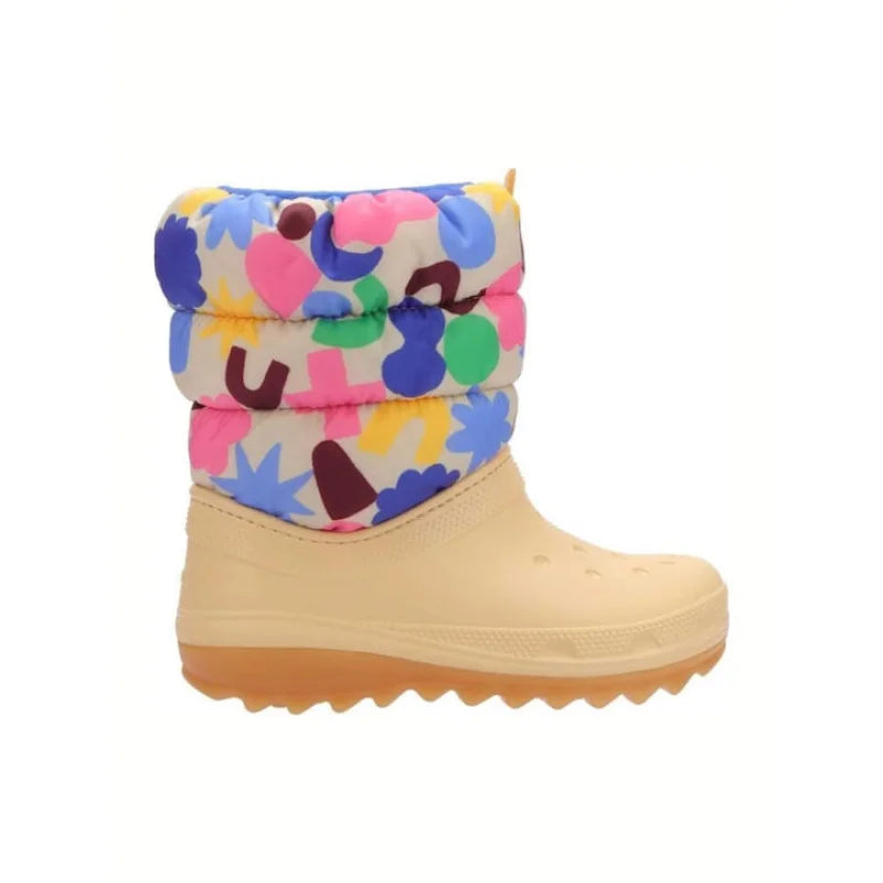 Crocs Crocs Παιδικές Μπότες Χιονιού 210410-2ET Πολύχρωμες Χιονιού Κορίτσι / Snowboots Girl fixedratio_20250612233010_crocs_paidikes_mpotes_chioniou_polychromes_210410_2et