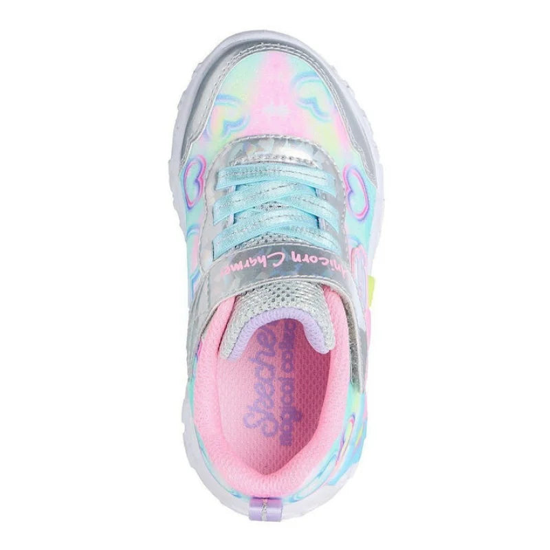 Skechers Skechers Unicorn Charmer Παιδικά Sneakers Πολύχρωμα Παπούτσι Κορίτσι Φωτάκια / Shoes with Lights Girl fixedratio_20250716132352_9deadf78