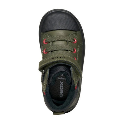 Geox Geox Baby Gisli Δερμάτινα Παιδικά Μποτάκια με Σκρατς Πράσινα Μποτάκι Αγόρι / Boots Boys fixedratio_20250729132359_2a6fbe74