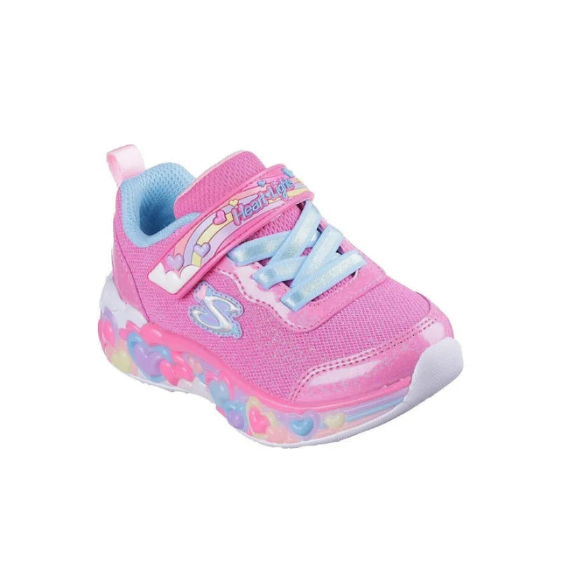 Skechers Skechers Heart Παιδικά Sneakers Ροζ Παπούτσι Κορίτσι Φωτάκια / Shoes with Lights Girl fixedratio_20250806101055_skechers_heart_paidika_sneakers_roz_302697n_hpmt