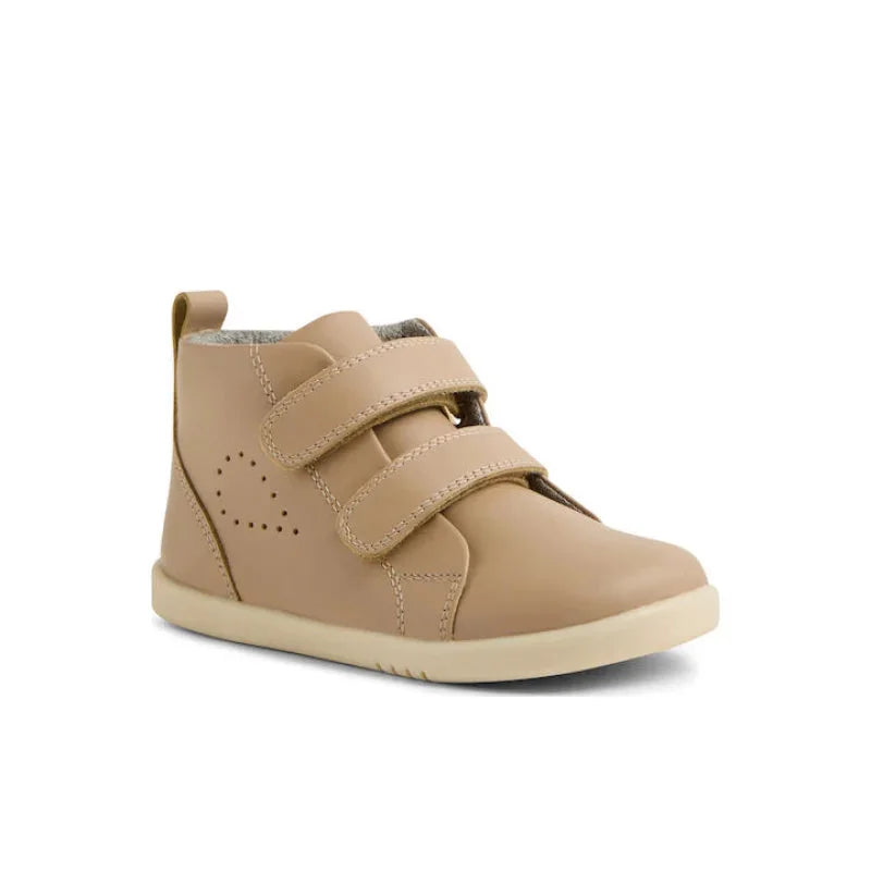 Bobux Bobux Grass Court Παιδικά Sneakers High με Σκρατς Μπεζ Μποτάκι Κορίτσι / Boots Girl fixedratio_20250908092444_e4928c26