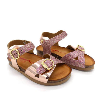 Bionatura Bionatura Δερμάτινα Παιδικά Πέδιλα για Κορίτσια Ροζ Πέδιλο Κορίτσι / Sandals Girl fixedratio_20250915150331_da5e3966