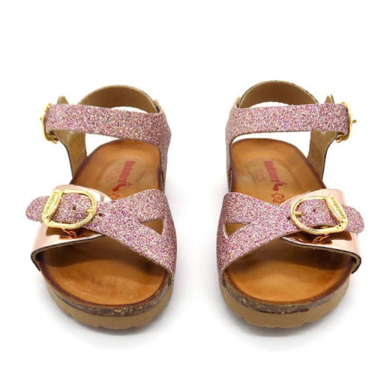 Bionatura Bionatura Δερμάτινα Παιδικά Πέδιλα για Κορίτσια Ροζ Πέδιλο Κορίτσι / Sandals Girl fixedratio_20250915150334_f7451a7a