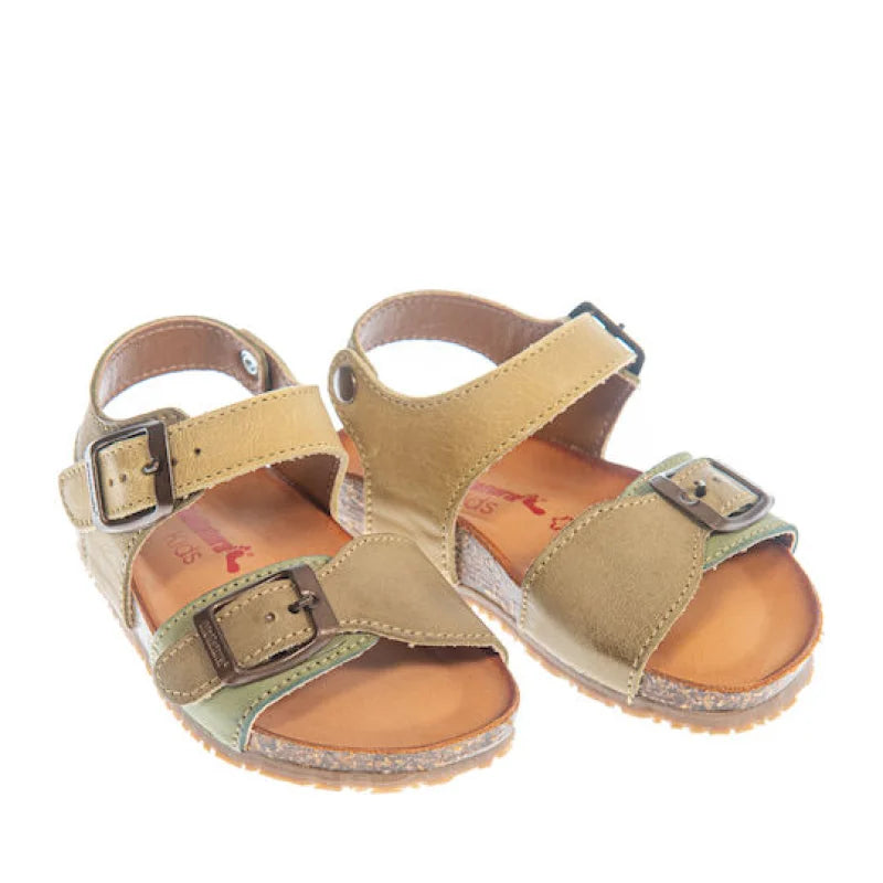 Bionatura Bionatura Δερμάτινα Παιδικά Πέδιλα για Αγόρια Χακί Πέδιλο Αγόρι / Sandals Boy fixedratio_20250915160002_1b856f9c