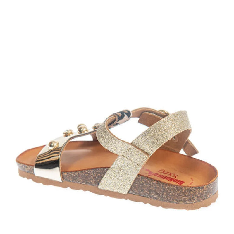 Bionatura Bionatura Δερμάτινα Παιδικά Πέδιλα για Κορίτσια Πλατίνα Πέδιλο Κορίτσι / Sandals Girl fixedratio_20250915162741_6e3e6fb8