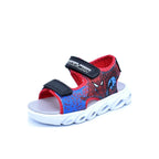 Spiderman SP013849 Παιδικά Πέδιλα Ανατομικά με Σκρατς & Φωτάκια Πολύχρωμα