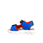 Spiderman SP013849 Παιδικά Πέδιλα Ανατομικά με Σκρατς & Φωτάκια Πολύχρωμα