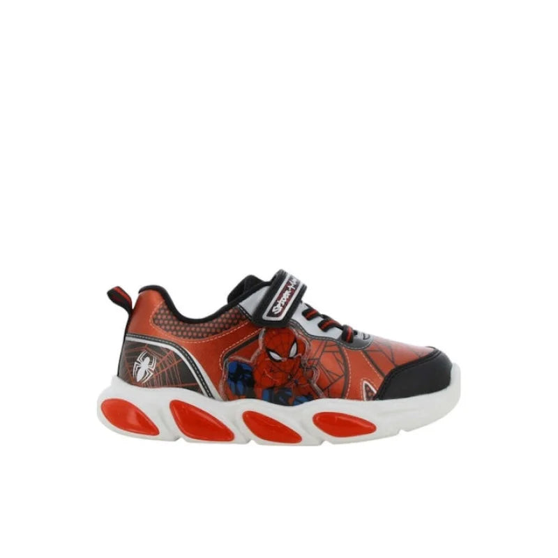Leomil Marvel Spiderman Παιδικά Sneakers Ανατομικά με Σκρατς & Φωτάκια Κόκκινα Παπούτσι Αγόρι Φωτάκια / Shoes with Lights Boy fixedratio_20250915200318_marvel_paidika_sneakers_anatomika_me_skrats_fotakia_kokkina_sp014135