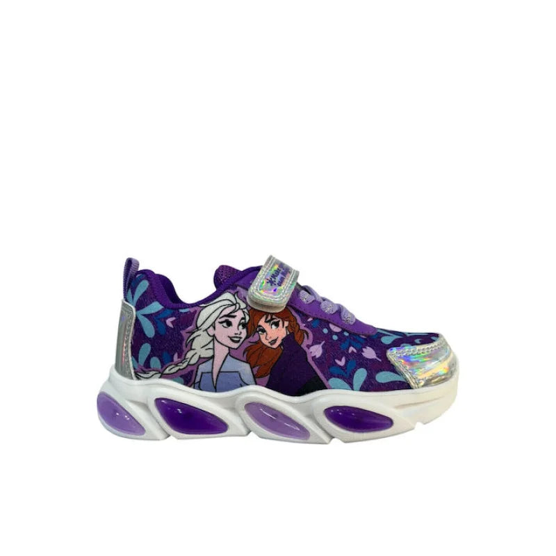 Leomil Disney Frozen Παιδικά Sneakers με Σκρατς & Φωτάκια Μωβ Παπούτσι Κορίτσι Φωτάκια / Shoes with Lights Girl fixedratio_20250915200923_disney_paidika_sneakers_me_skrats_fotakia_mov_fz015179