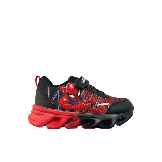 Leomil Disney Spiderman Παιδικά Sneakers Ανατομικά με Σκρατς & Φωτάκια Μαύρα Παπούτσι Αγόρι Φωτάκια / Shoes with Lights Boy fixedratio_20250915201531_disney_paidika_sneakers_anatomika_me_skrats_fotakia_mayra_sp014215