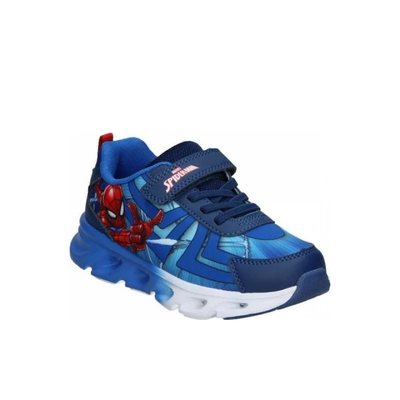 Leomil Spiderman SP014965 Παιδικά Sneakers με Σκρατς & Φωτάκια Μπλε Παπούτσι Αγόρι Φωτάκια / Shoes with Lights Boy fixedratio_20260224094420_c0bf5eb8