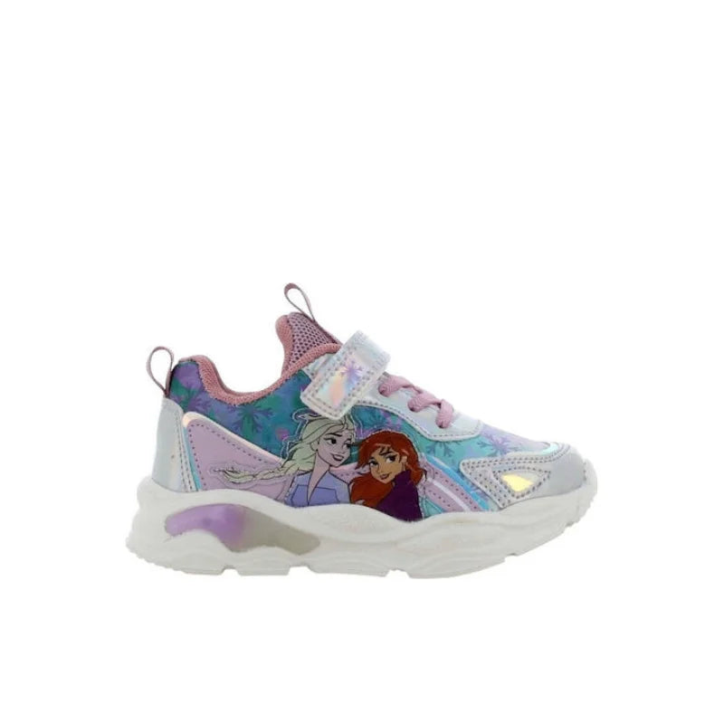 Leomil Disney Frozen FZ015235 Παιδικά Sneakers Ανατομικά με Σκρατς & Φωτάκια Ασημί Παπούτσι Κορίτσι Φωτάκια / Shoes with Lights Girl fixedratio_20260226090956_f6d39c82