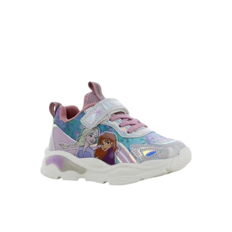 Leomil Disney Frozen FZ015235 Παιδικά Sneakers Ανατομικά με Σκρατς & Φωτάκια Ασημί Παπούτσι Κορίτσι Φωτάκια / Shoes with Lights Girl fixedratio_20260226091002_c43ab0f6